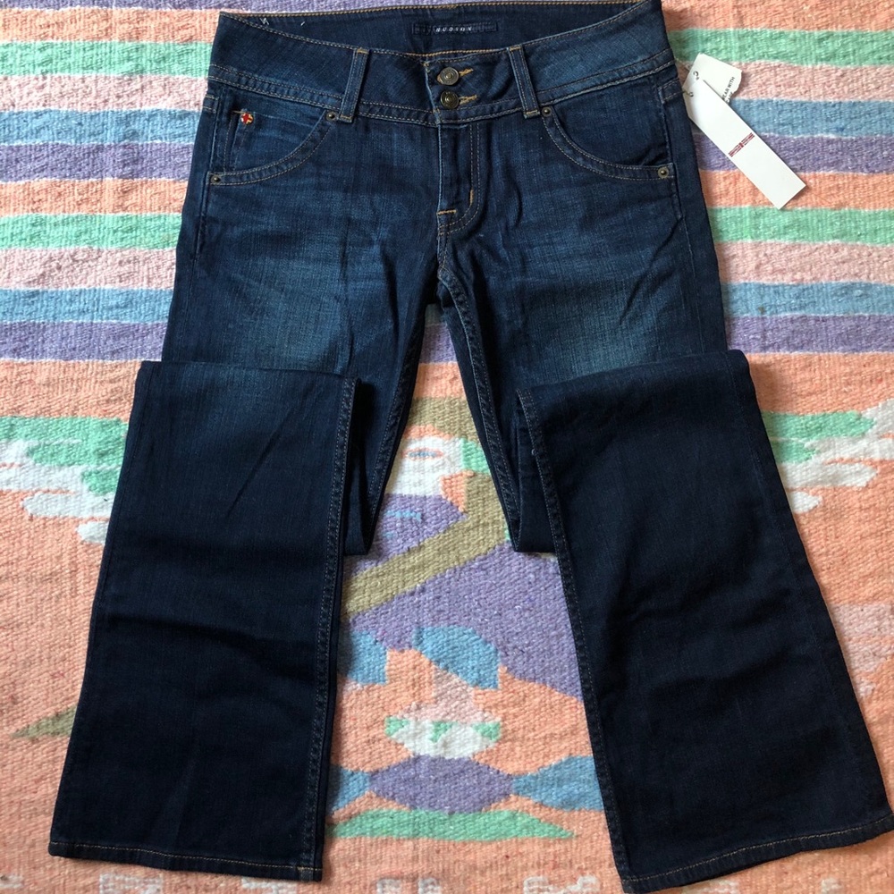 NWT Hudson Flare Blue Jeans Size 27x34